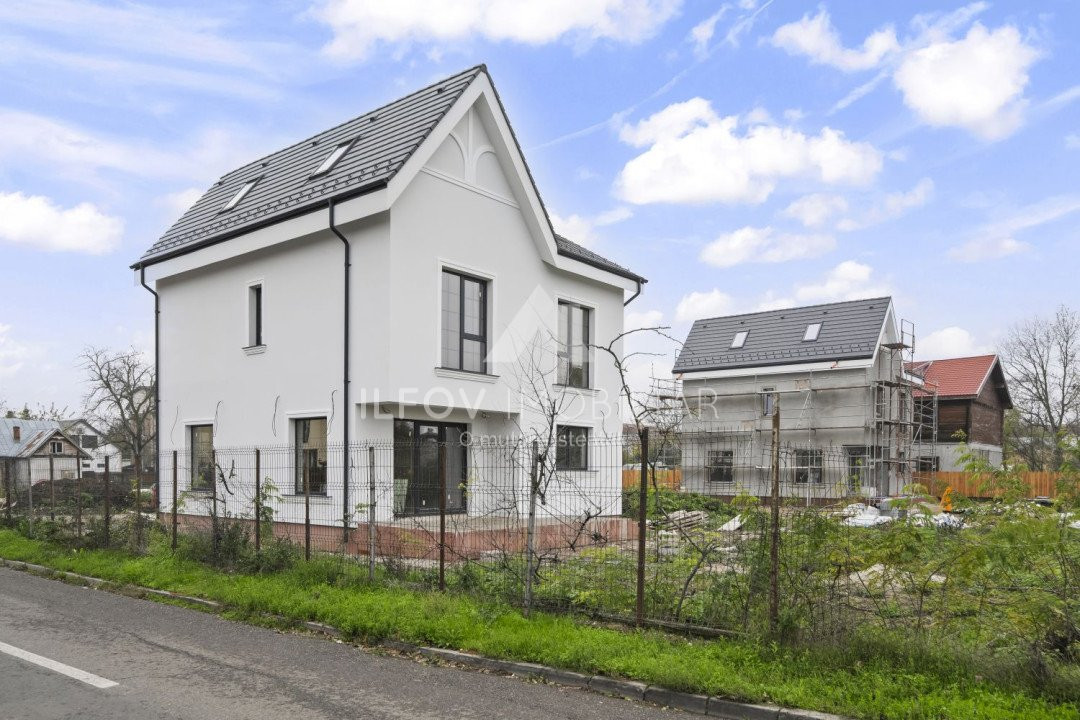 Casa single Otopeni 248.45mp, lot 464mp, influente neoromanesti