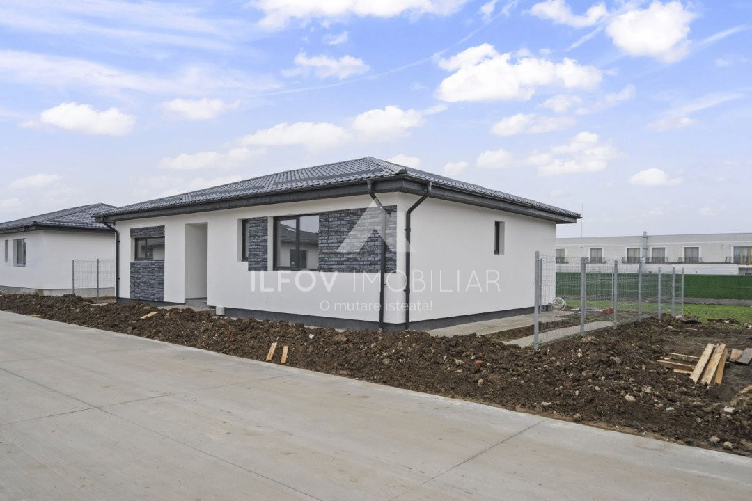 Tunari, casa parter, 120mp, lot 337mp, Green Place