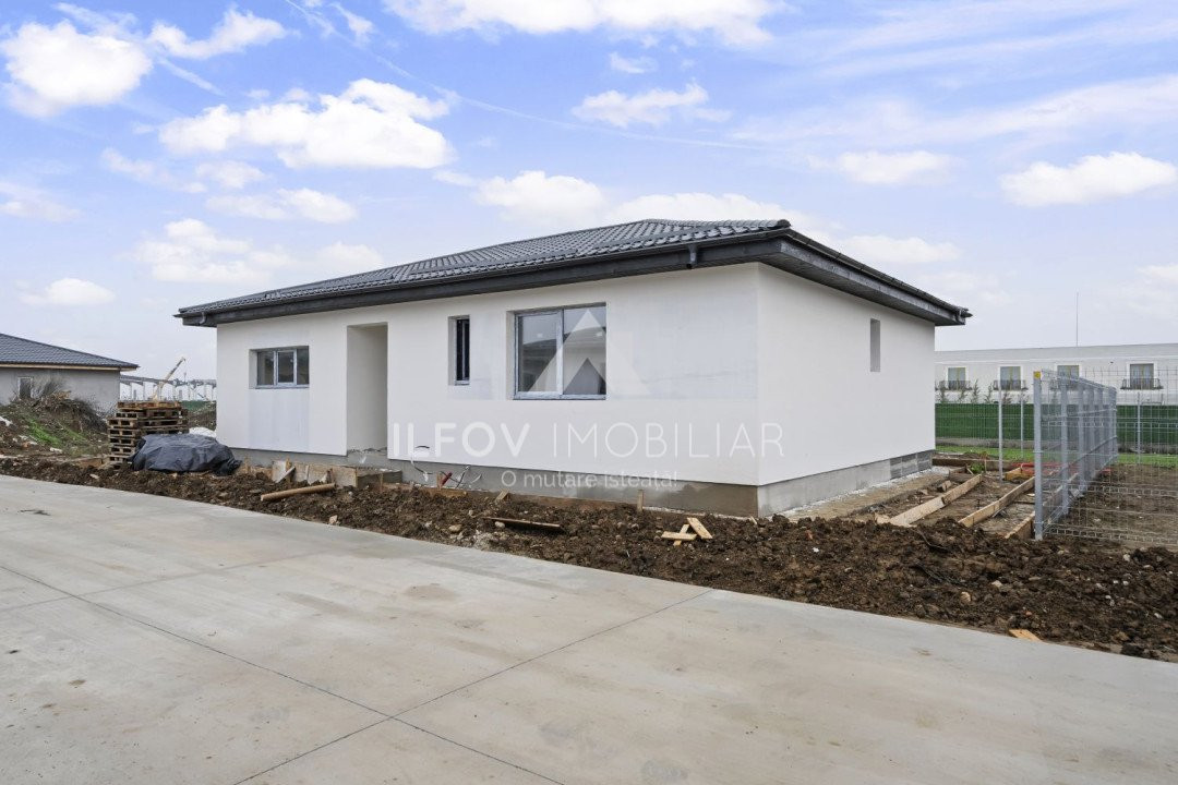 Tunari, casa parter, 120mp, lot 337mp, Green Place