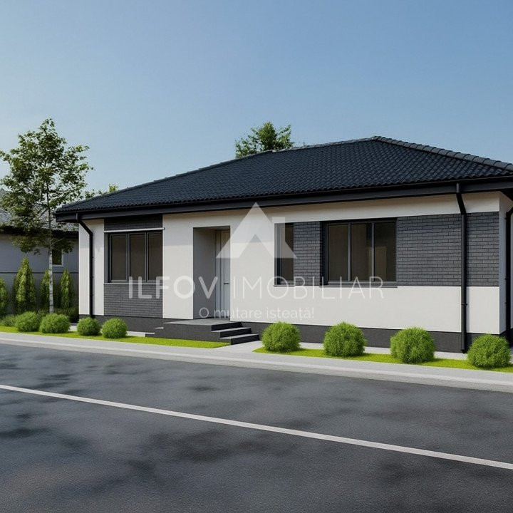 Tunari, casa parter, 120mp, lot 337mp, Green Place