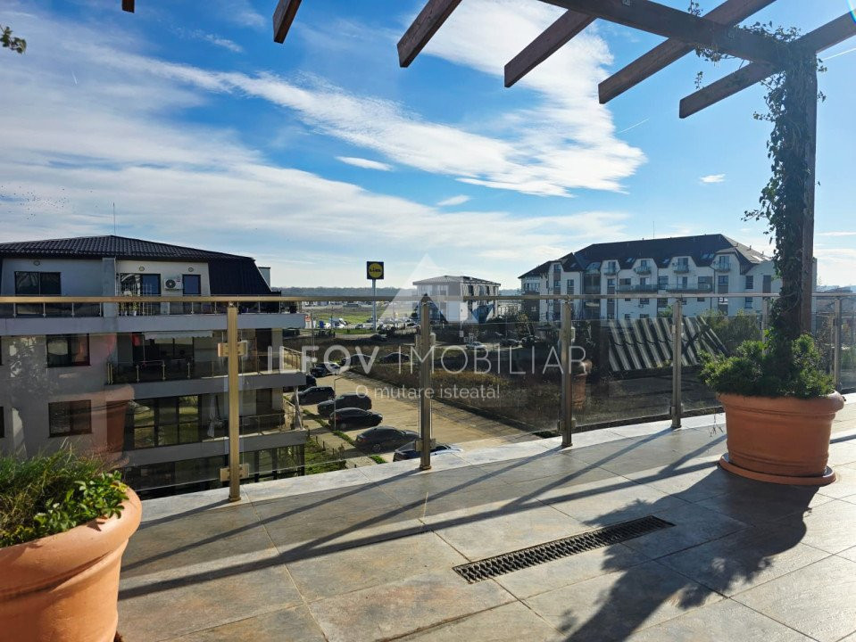 Apartament 2 camere Otopeni, terasa 25mp, lift