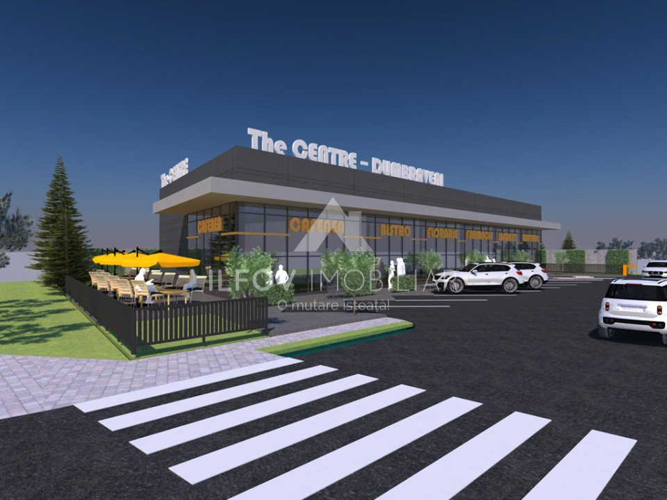 Teren 1398mp cu autorizatie spatiu comercial 585mp, randament bun