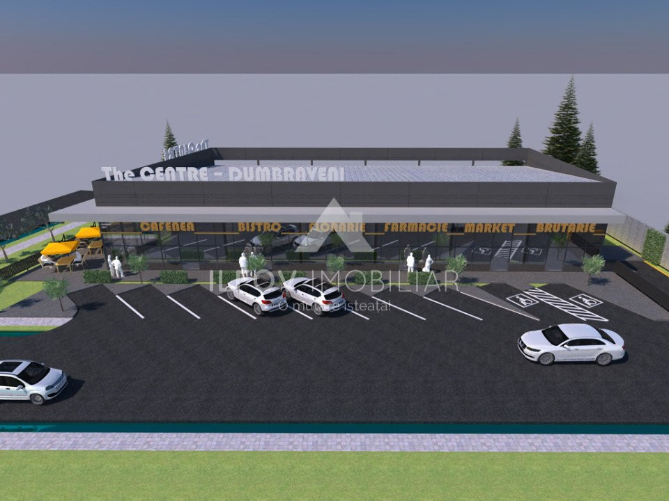 Teren 1398mp cu autorizatie spatiu comercial 585mp, randament bun