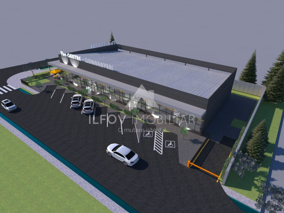 Teren 1398mp cu autorizatie spatiu comercial 585mp, randament bun