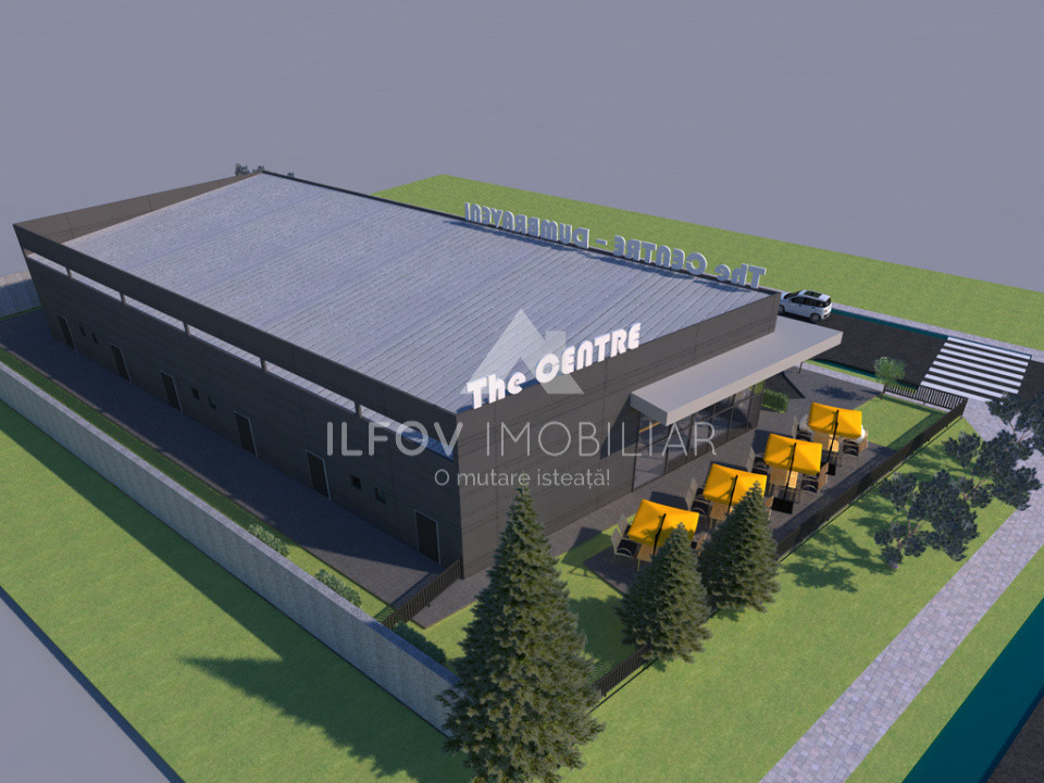 Teren intravilan Balotesti, autorizatie construire spatiu comercial 585mp