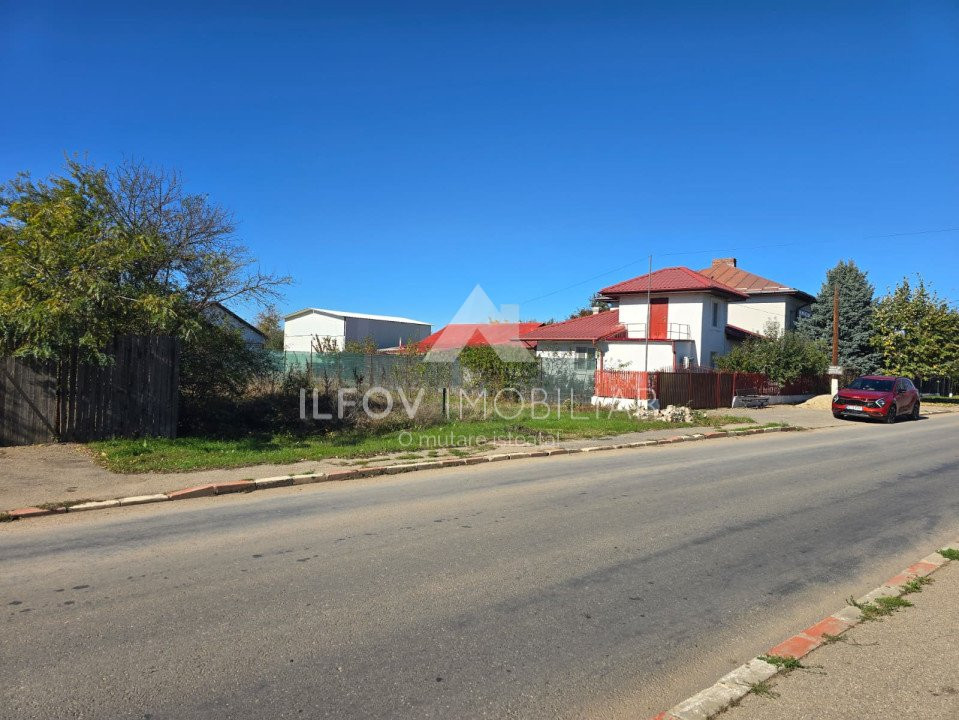 Teren intravilan 2000mp Balotesti, asfalt, utilitati, zona centrala