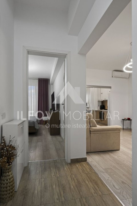 Apartament 2 camere 52.22mp, utilat si mobilat, parcare