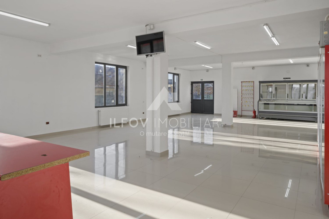 Construcție comercială rezidențială 251mp, spălătorie auto și depozit 127 mp DN1