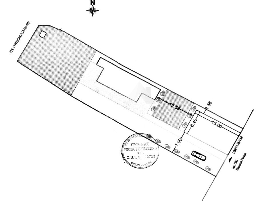 Construcție comercială rezidențială 251mp, spălătorie auto și depozit 127 mp DN1