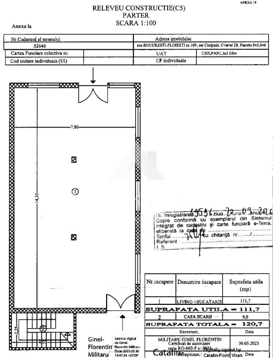 Spațiu comercial și rezidențial 273mp plus depozit 127mp DN1 Ciolpani