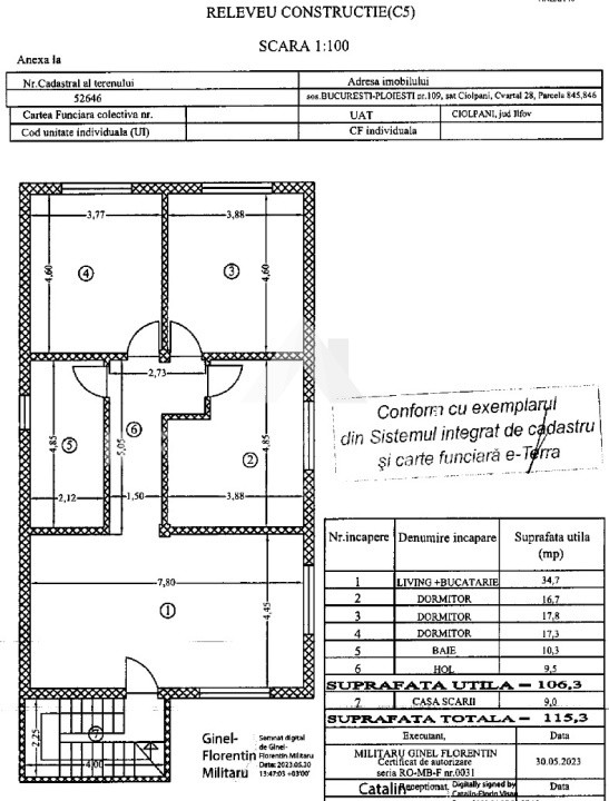 Spațiu comercial și rezidențial 273mp plus depozit 127mp DN1 Ciolpani