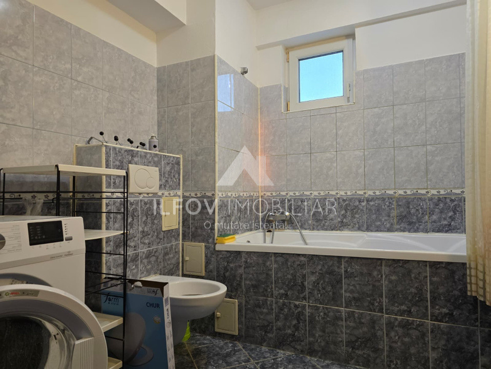 Apartament 3 camere Otopeni, 96mp, central, utilat si mobilat modest
