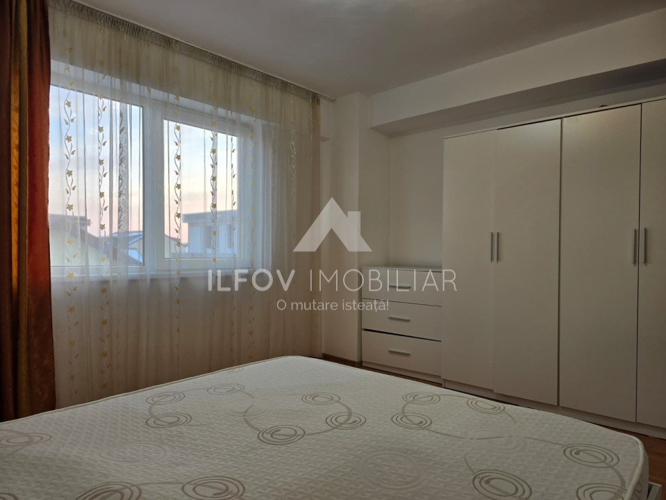 Apartament 3 camere Otopeni, 96mp, central, utilat si mobilat modest