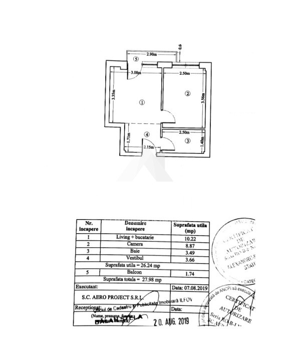 Garsoniera Forest Tunari, utilata si mobilata, parcare