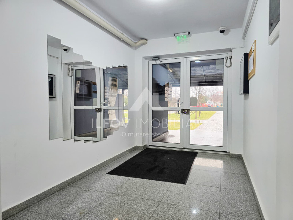 Garsoniera Otopeni 34.53mp, utilata si mobilata, parcul Unirii