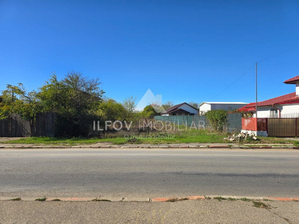 Teren intravilan 2000mp Balotesti, asfalt, utilitati, zona centrala