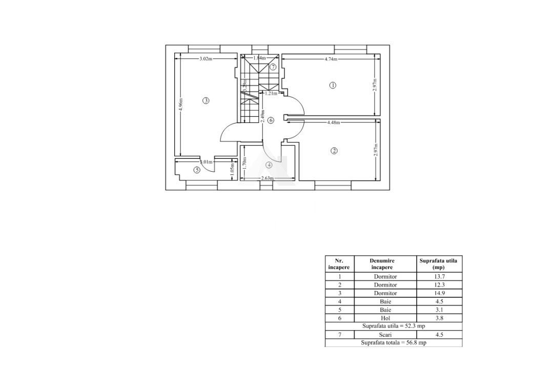 Casa single Otopeni Odaile 174mp, lot 272mp, gated community