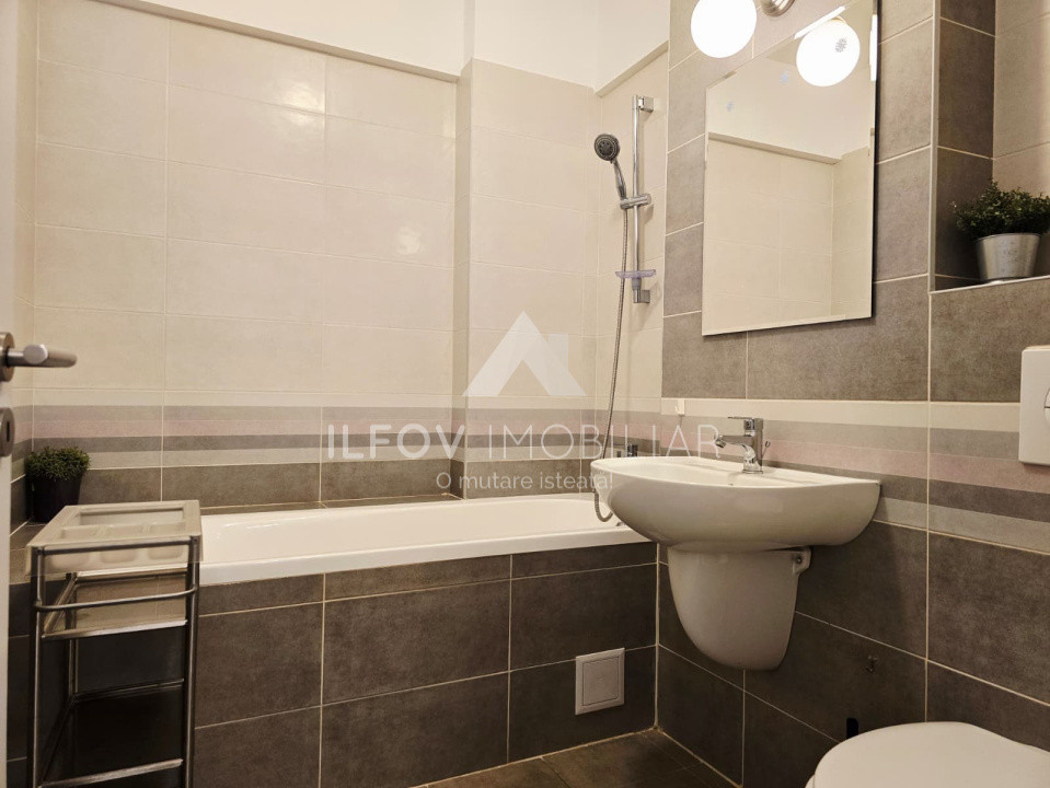 Garsoniera Otopeni 34.53mp, utilata si mobilata, parcul Unirii