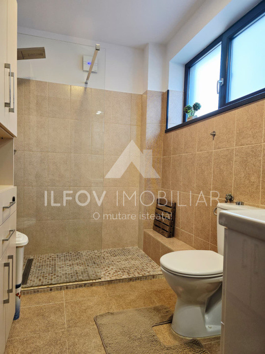 Apartament 2 camere Otopeni, utilat si mobilat, 2bai, parcare, etaj 1