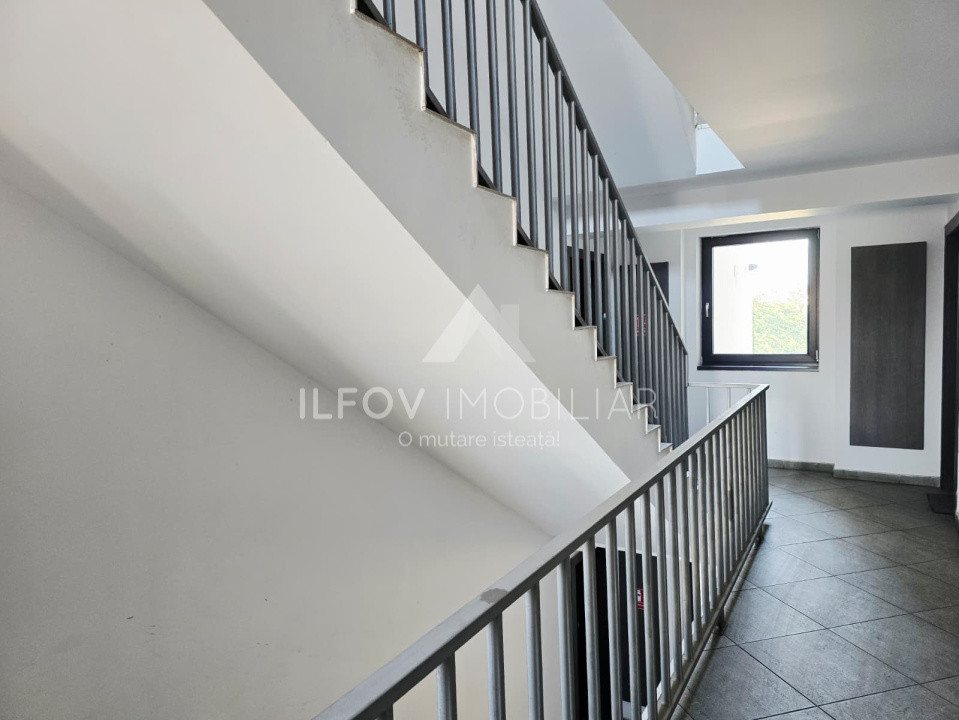 Apartament 2 camere Otopeni, utilat si mobilat, 2bai, parcare, etaj 1