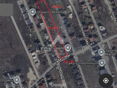 Otopeni, Str. 1Mai – Teren 4.412mp, Deschidere 23,21m | Comercial & Rezidențial