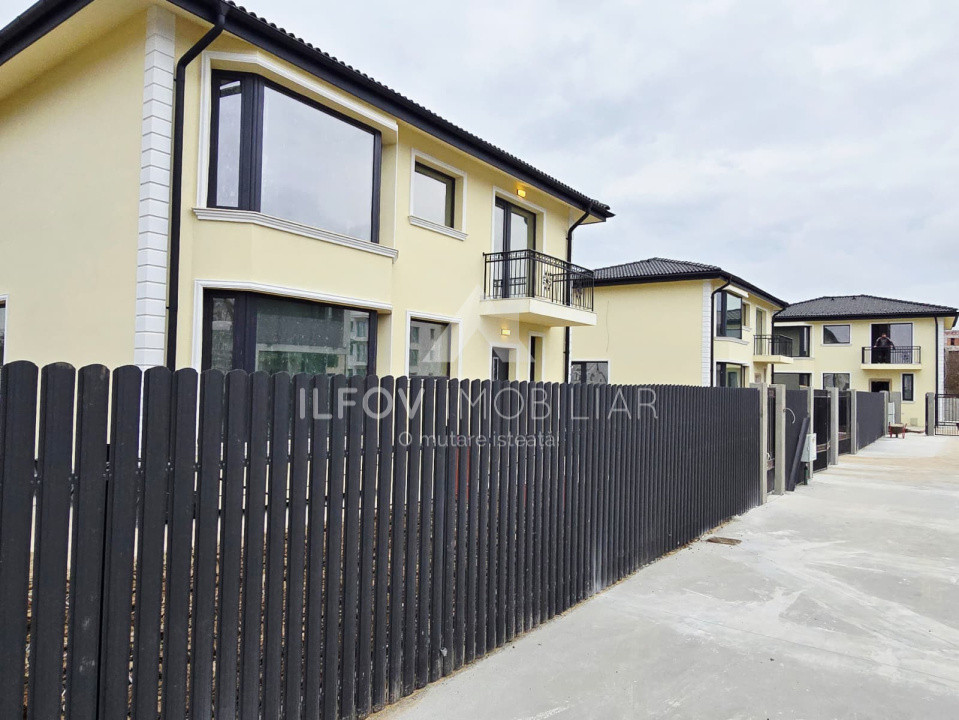 Vilă superbă P+1 Tunari 171mp, 4 camere, curte proprie, 467 mp teren