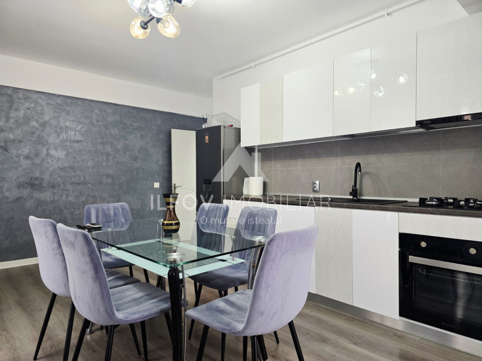 Apartament 3 camere Otopeni, utilat si mobilat, langa parcul Unirii