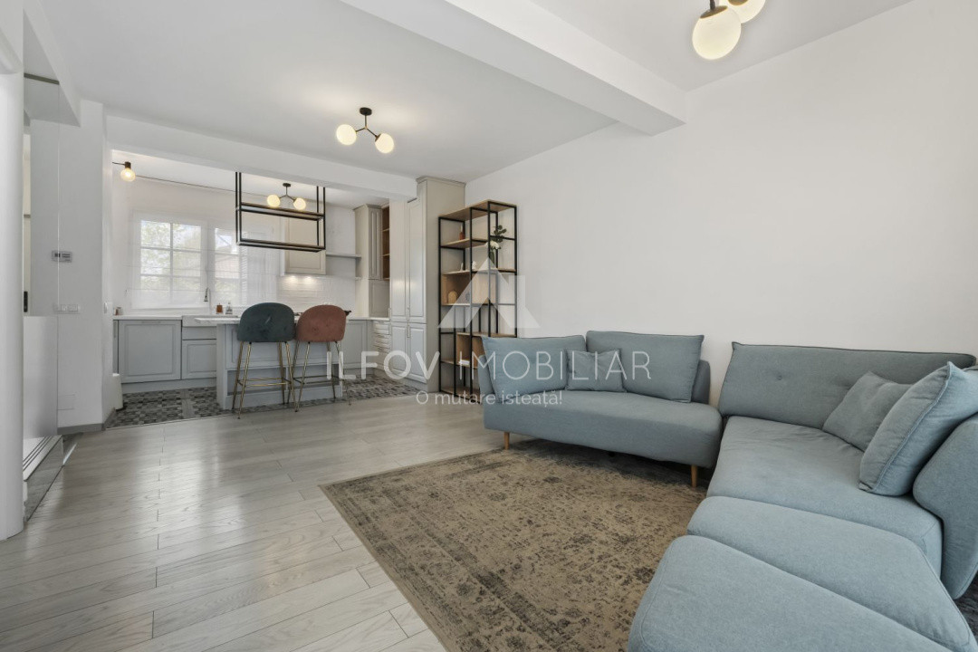 Casa 4 camere Otopeni, central, utilata si mobilata modern