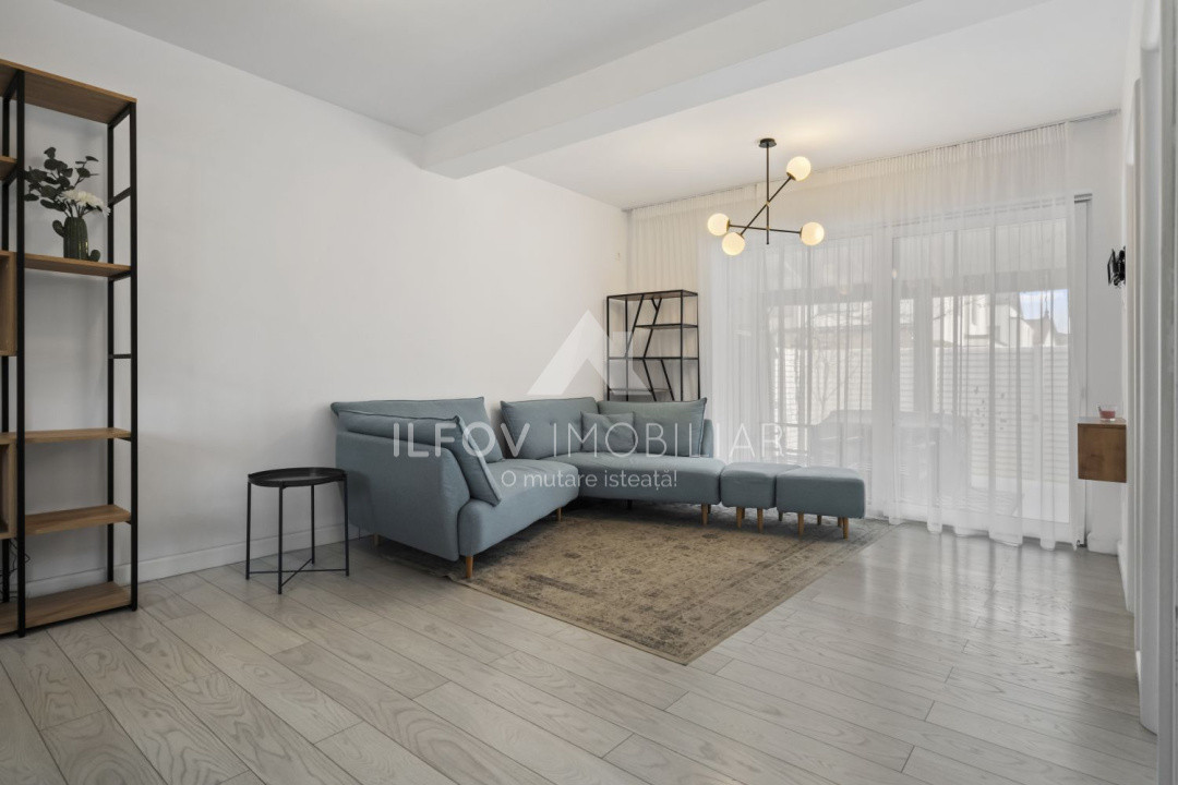 Casa 4 camere Otopeni, central, utilata si mobilata modern
