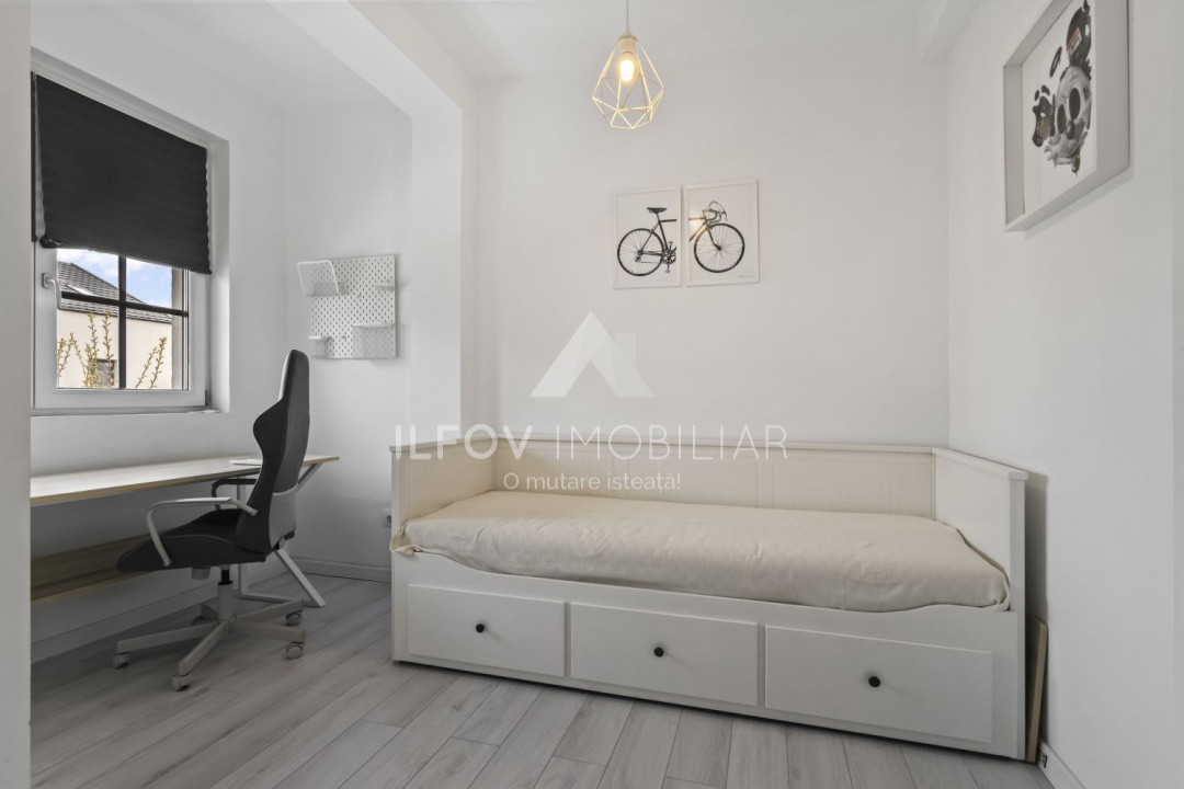 Casa 4 camere Otopeni, central, utilata si mobilata modern