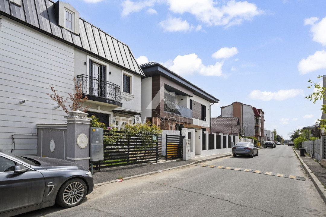 Casa 4 camere Otopeni, central, utilata si mobilata modern