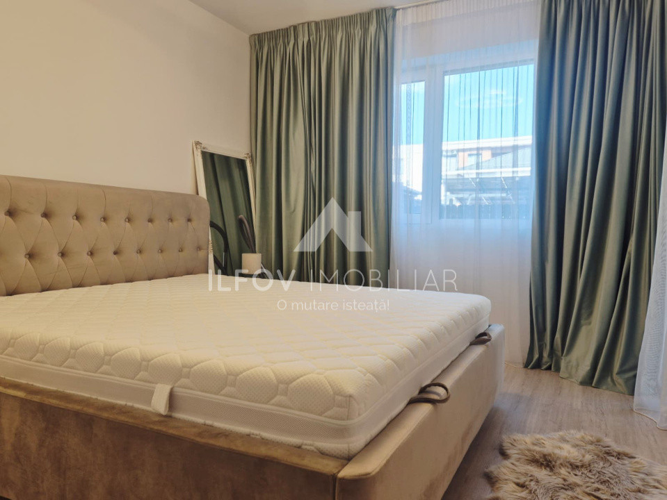 Apartament 2 camere cu gradina in Tunari, langa padure, loc de parcare