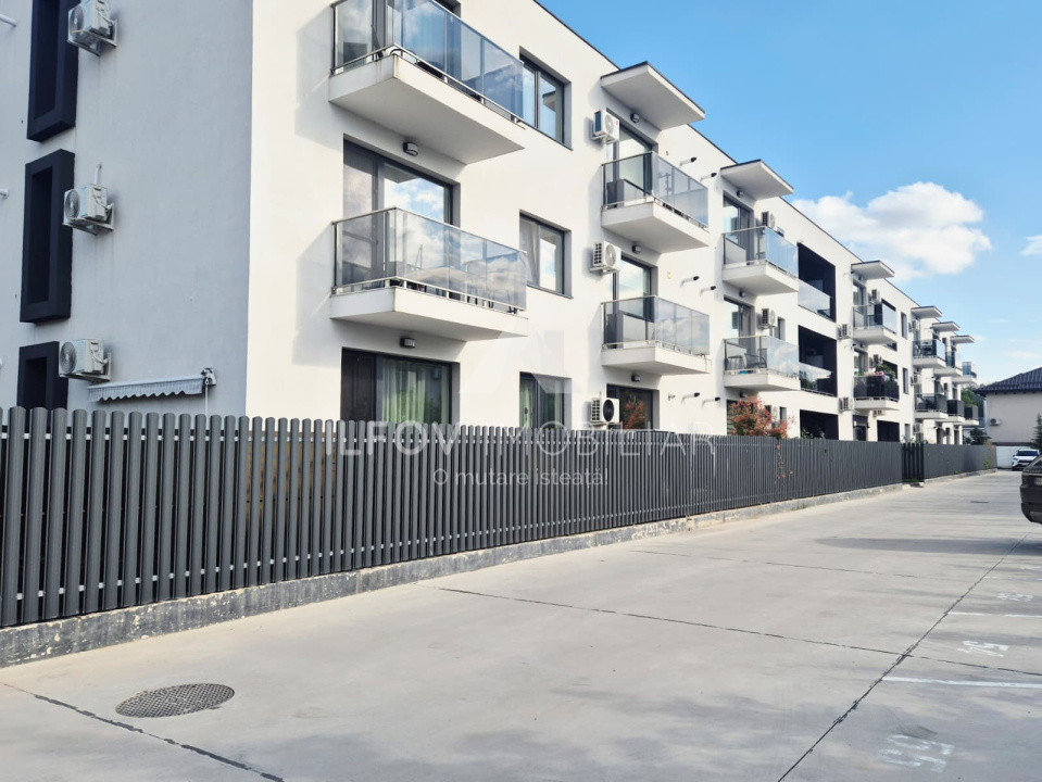 Apartament 2 camere cu gradina in Tunari, langa padure, loc de parcare