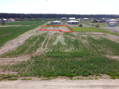 Teren Ghermănești-Snagov 1250mp, deschidere 37.5ml, lângă pădure