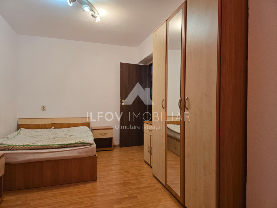 Apartament 3 camere Otopeni, 96mp, central, utilat si mobilat modest