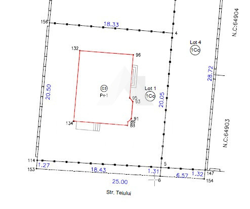 Vilă superbă P+1 Tunari 171mp, 4 camere, curte proprie, 396 mp teren