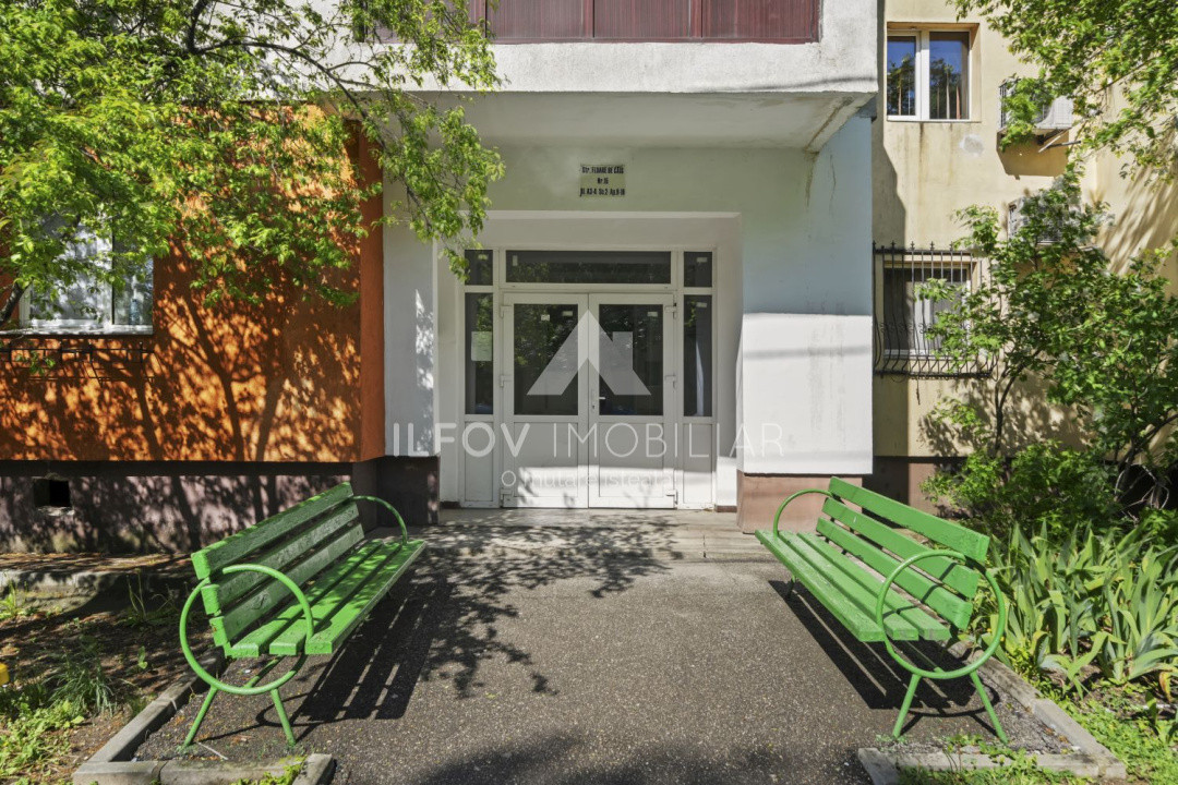 Ultracentral Otopeni 2 camere, etaj 1, 64 mp, poziție rară    
