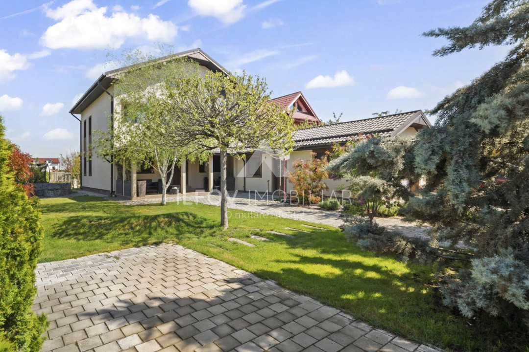 VILĂ EXCEPȚIONALĂ TUNARI | 1534 MP TEREN | 5 DORMITOARE | GARAJ + CRAMĂ