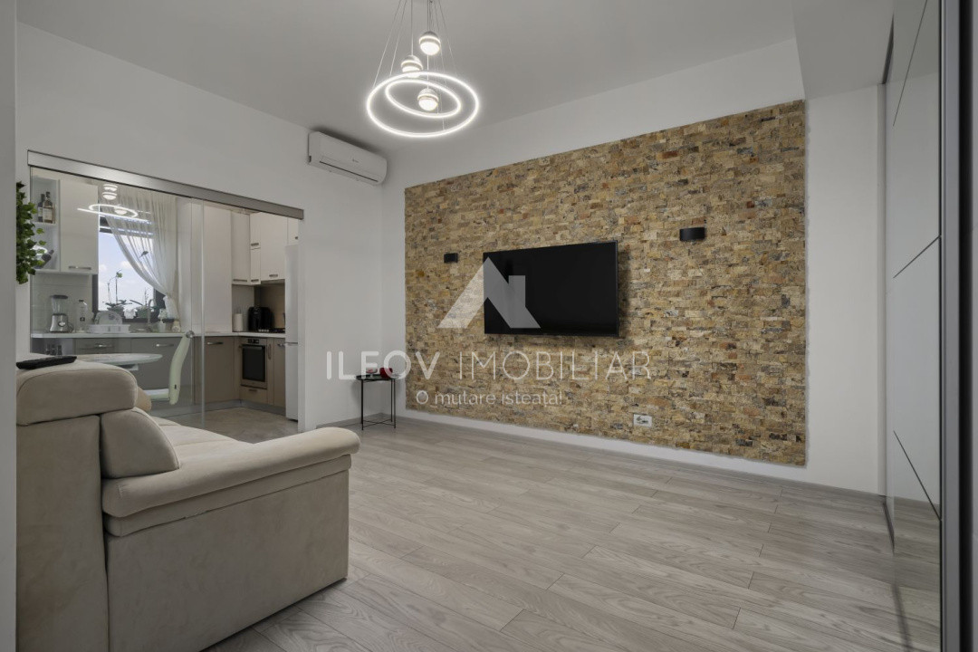 Apartament 2 camere, utilat si mobilat, loc parcare