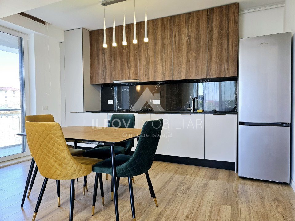 Apartament 2 camere, spatii generoase, 77mp, utilat si mobilat, lift, 2 parcari