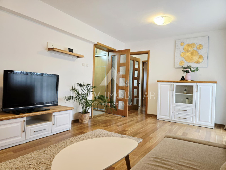 Apartament 2 camere Otopeni, complet utilat si mobilat, 62mp