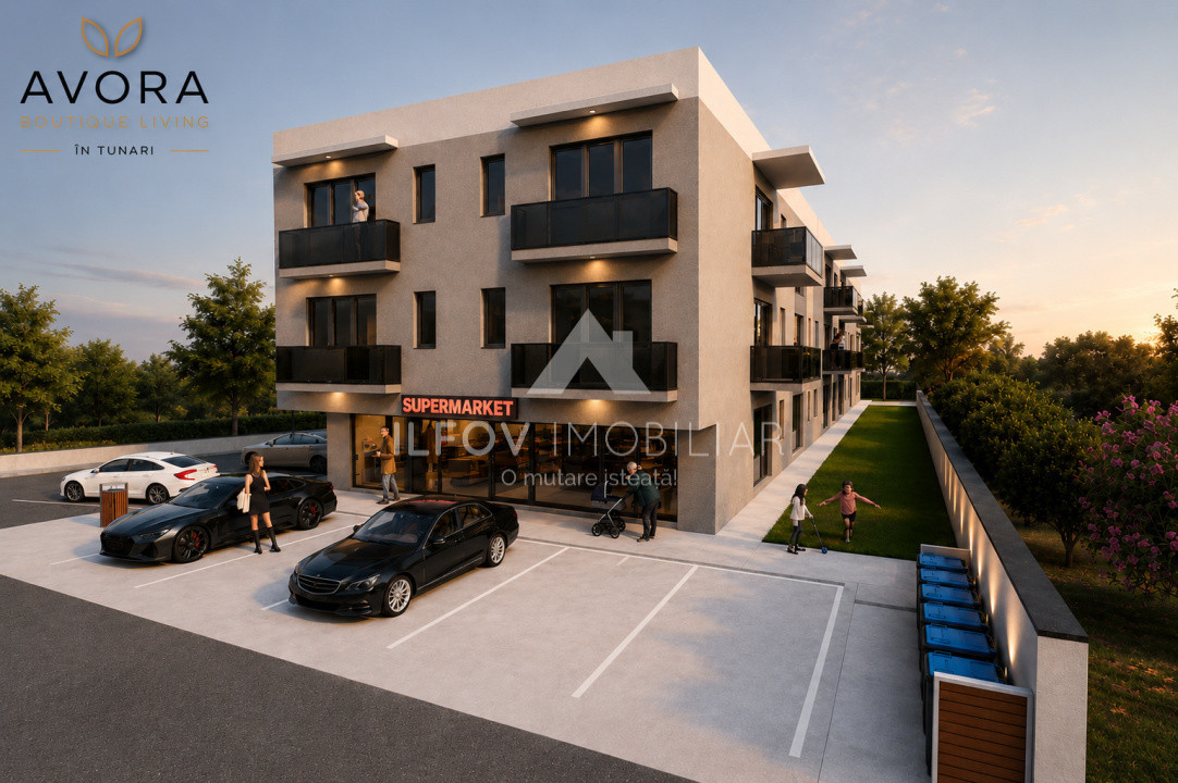 Agora Tunari, apartamente 2 camere,  langa Cosmopolis 