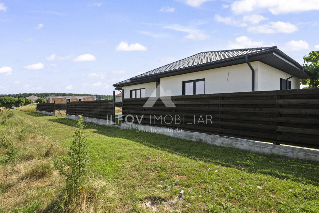 Casă individuală 142mp, 750mp teren, Ghermănești Snagov, pădure, utilități
