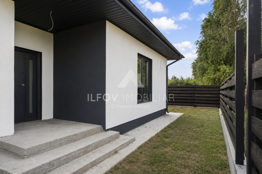 Casă individuală 142mp, 750mp teren, Ghermănești Snagov, pădure, utilități