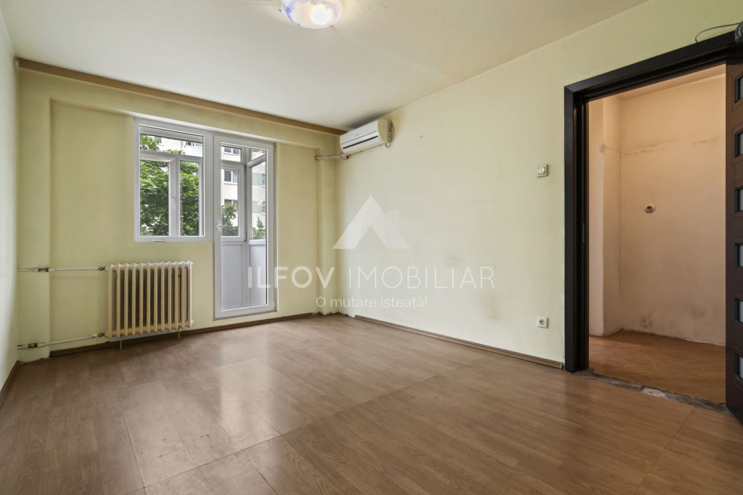 Apartament 2 cam Pantelimon, 37.4mp, 10 min metrou, bloc anvelopat, zona spital