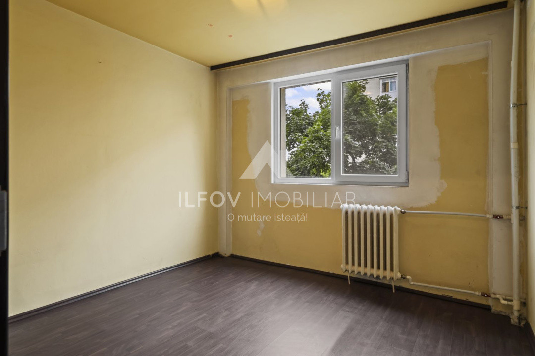 Apartament 2 cam Pantelimon, 37.4mp, 10 min metrou, bloc anvelopat, zona spital