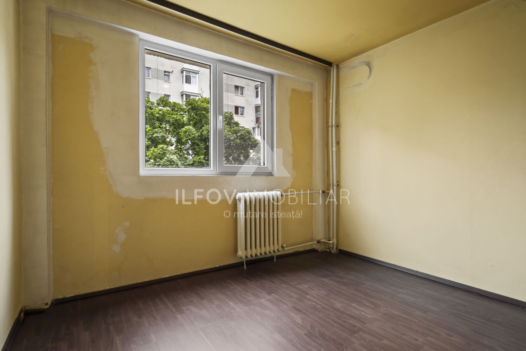 Apartament 2 cam Pantelimon, 37.4mp, 10 min metrou, bloc anvelopat, zona spital