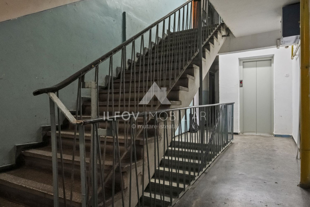 Apartament 2 cam Pantelimon, 37.4mp, 10 min metrou, bloc anvelopat, zona spital