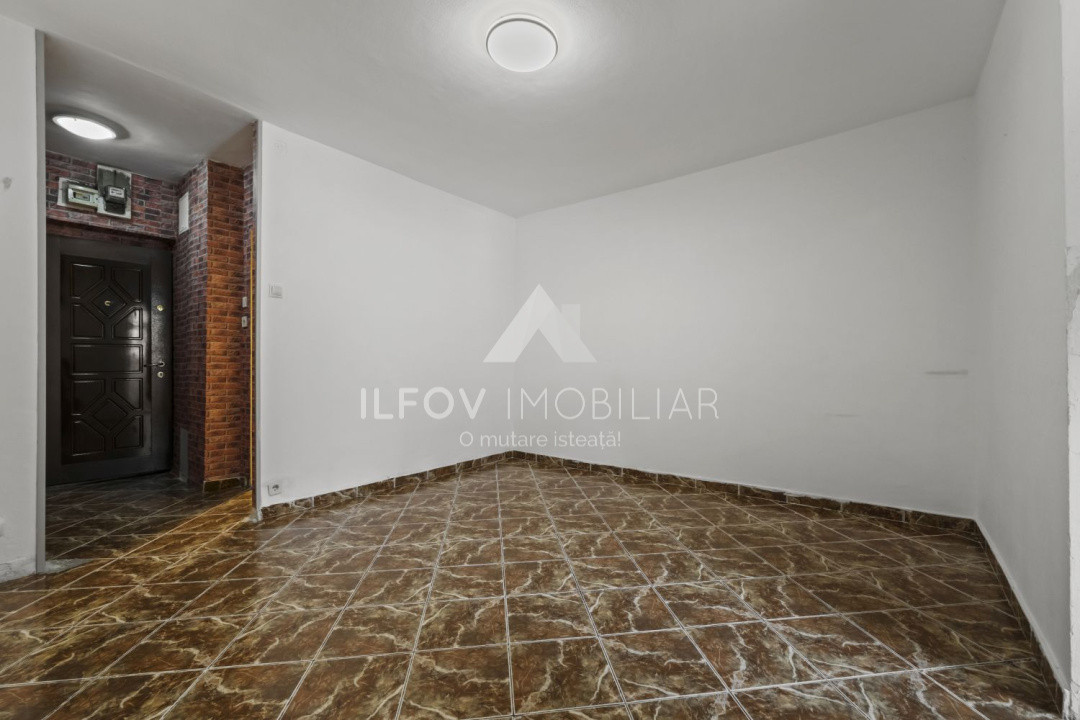 Garsonieră Pantelimon, 31.3mp, 8 min metrou, bloc anvelopat, acte la zi