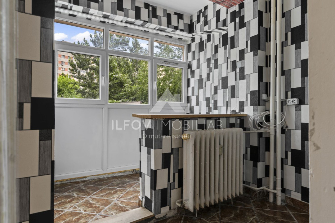Garsonieră Pantelimon, 31.3mp, 8 min metrou, bloc anvelopat, acte la zi